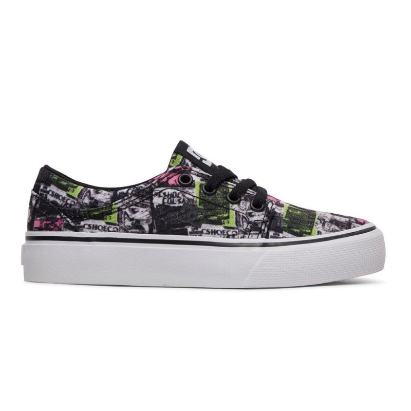 DC Shoes Trase TX Skateskor Barn Grå Olika Färger | RTNE-58032