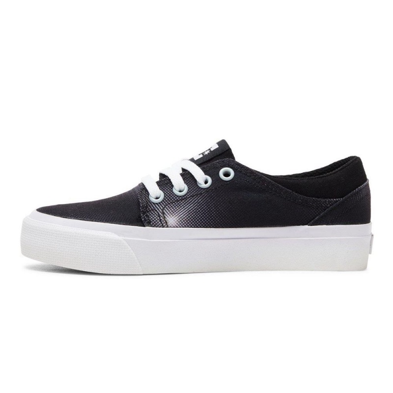 DC Shoes Trase TX Skateskor Barn Svarta Vita | GPDC-21803