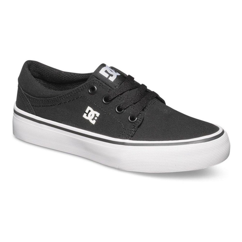 DC Shoes Trase TX Skateskor Barn Svarta Vita | VMDK-34621