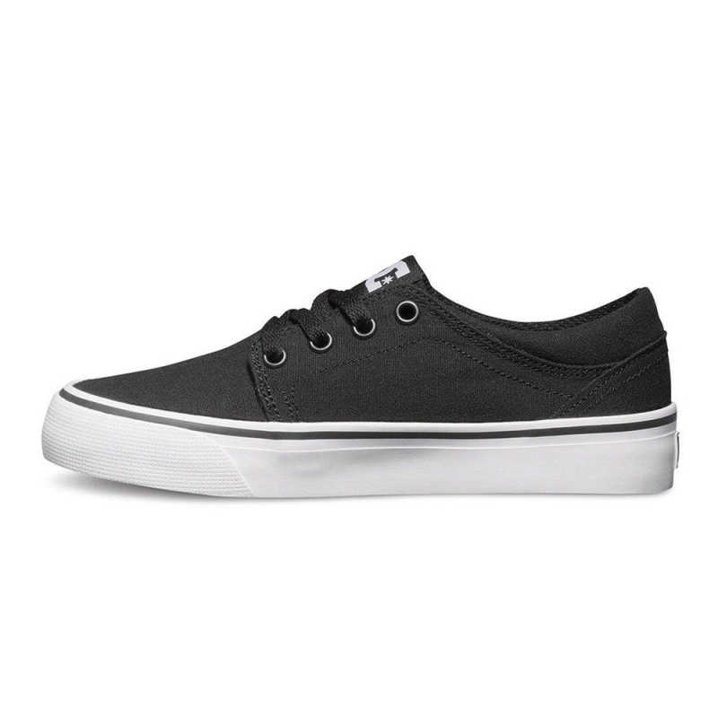 DC Shoes Trase TX Skateskor Barn Svarta Vita | VMDK-34621