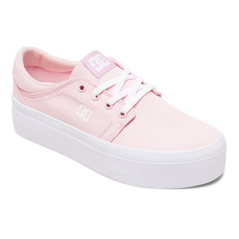 DC Shoes Trase TX Skateskor Dam Ljusrosa | CGUJ-26071