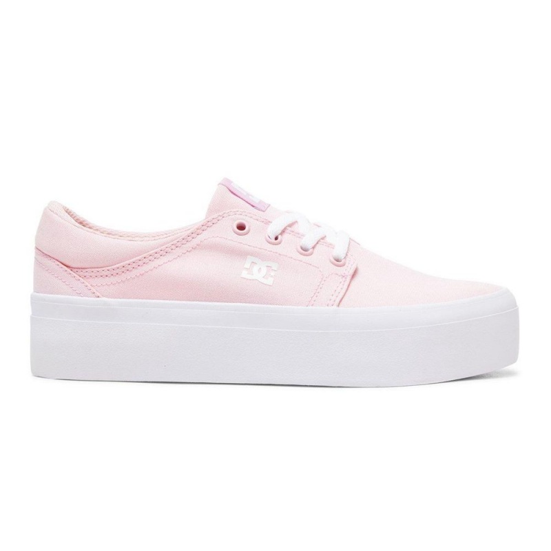 DC Shoes Trase TX Skateskor Dam Ljusrosa | CGUJ-26071