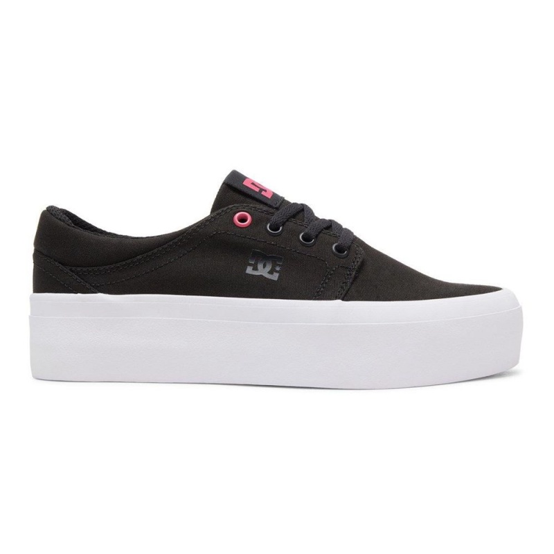 DC Shoes Trase TX Skateskor Dam Svarta Rosa | SIYN-46815