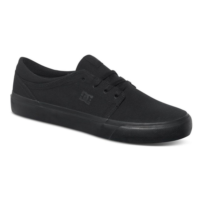 DC Shoes Trase TX Skateskor Herr Svarta | OLGQ-94675