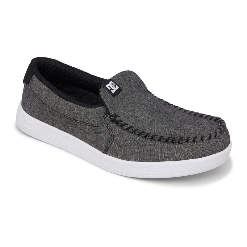 DC Shoes Villain Skateskor Herr Grå | LWYO-91463