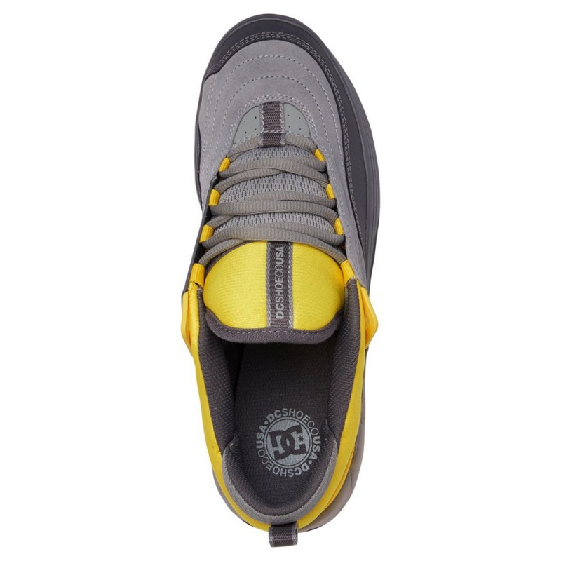 DC Shoes Williams Slim Träningsskor Herr Grå Gula | DLEY-97312