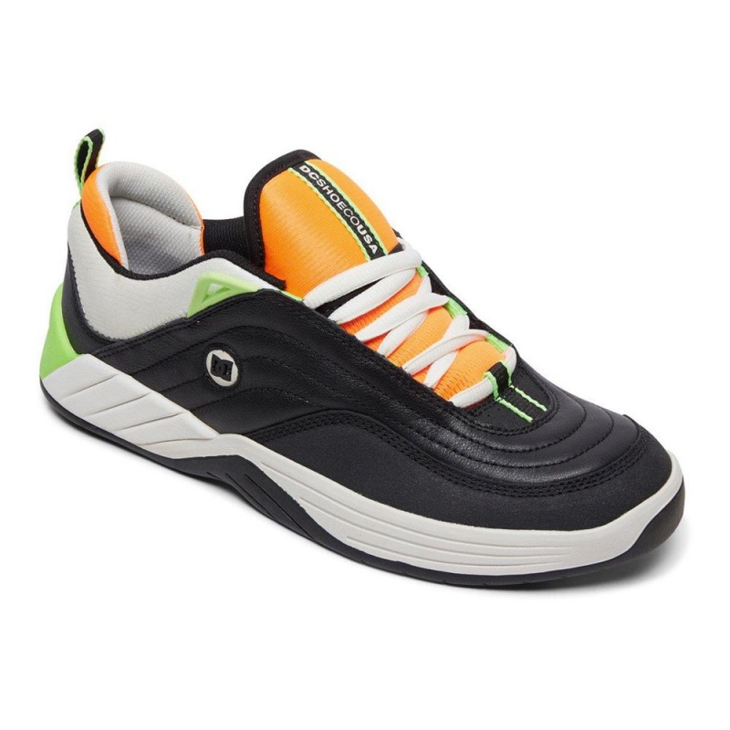 DC Shoes Williams Slim Träningsskor Herr Svarta Orange | KEBZ-67513